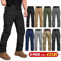 8-PACK ONLY $29-Black + Khaki + Army Green + Dark Gray + Navy Blue + Light Gray + Camouflage + Black Camouflage