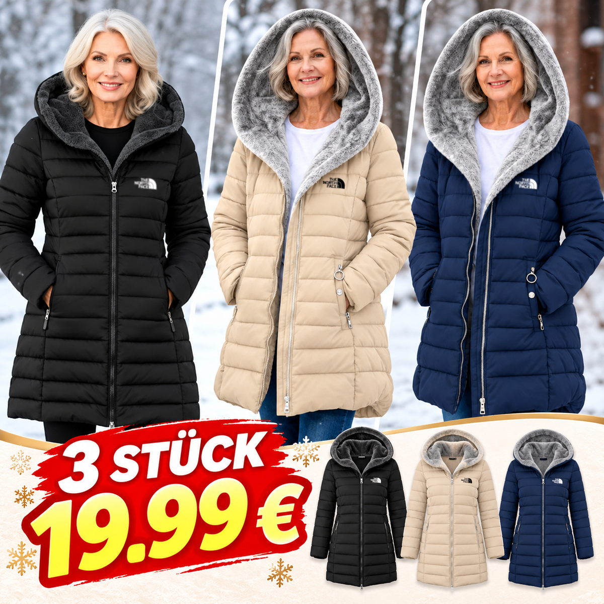 🌈 [Clearance] – Quilted coat with fleece lining